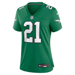NFL Eric Allen Philadelphia Eagles Women's Alternate Game Jersey - Kelly Green