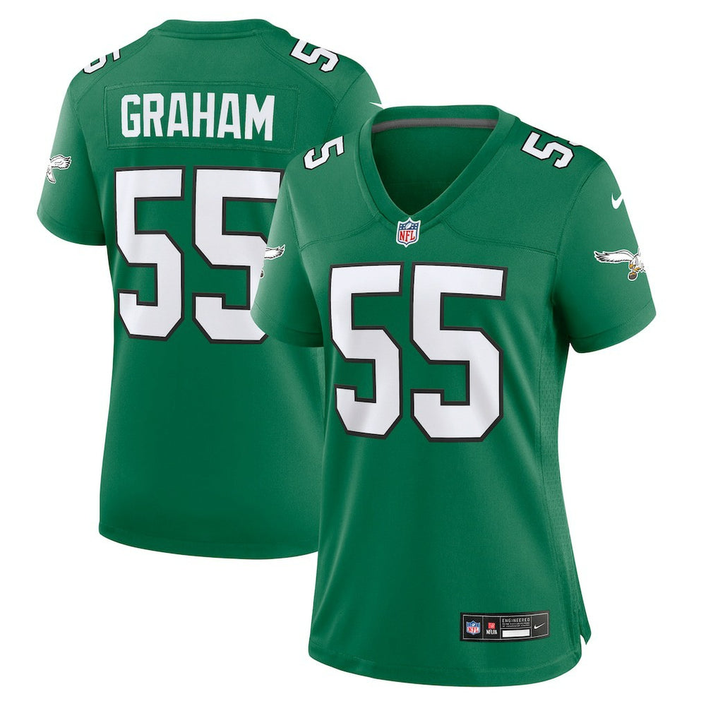 NFL Brandon Graham Philadelphia Eagles Women's Alternate Game Jersey - Kelly Green