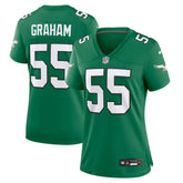 Brandon Graham Philadelphia Eagles Women's Alternate Game Jersey Kelly Green