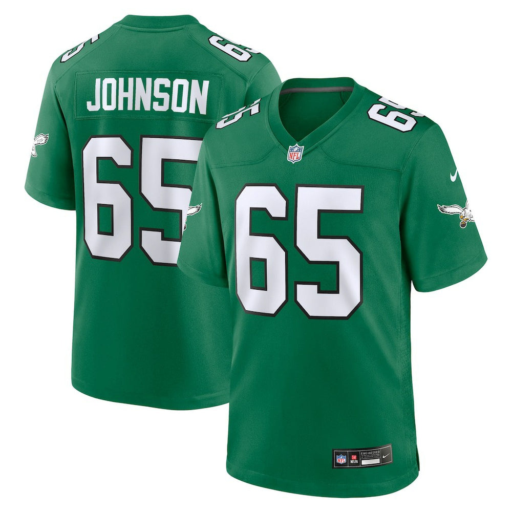 NFL Lane Johnson Philadelphia Eagles Alternate Game Jersey - Kelly Green