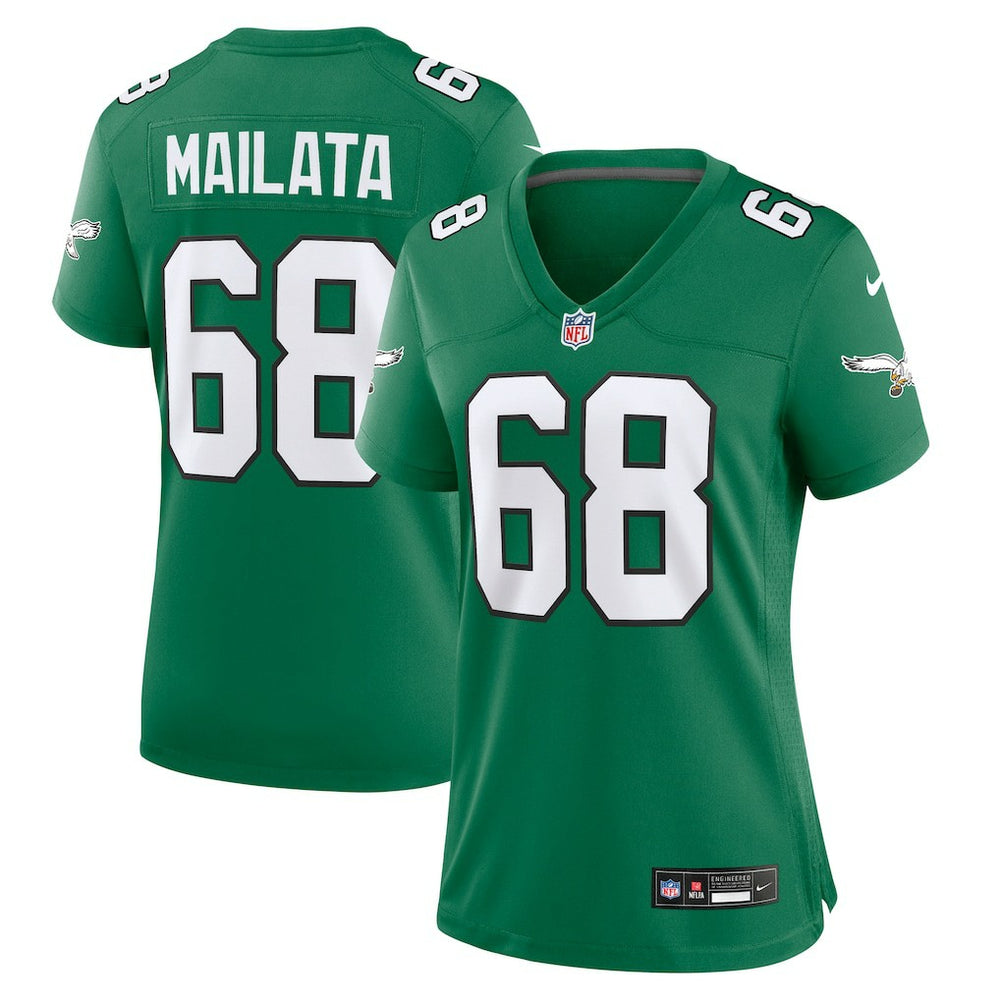 NFL Jordan Mailata Philadelphia Eagles Women's Alternate Game Jersey - Kelly Green