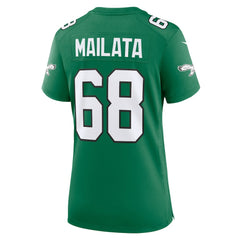NFL Jordan Mailata Philadelphia Eagles Women's Alternate Game Jersey - Kelly Green