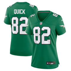 NFL Mike Quick Philadelphia Eagles Women's Alternate Game Jersey - Kelly Green
