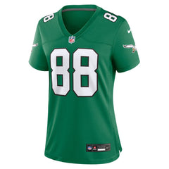 NFL Dallas Goedert Philadelphia Eagles Women's Alternate Game Jersey - Kelly Green
