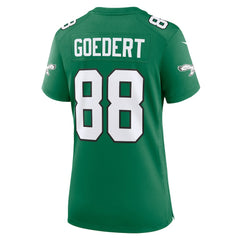 NFL Dallas Goedert Philadelphia Eagles Women's Alternate Game Jersey - Kelly Green