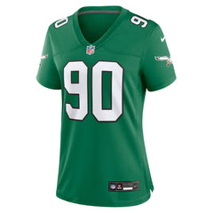 NFL Mike Golic Philadelphia Eagles Women's Alternate Game Jersey - Kelly Green