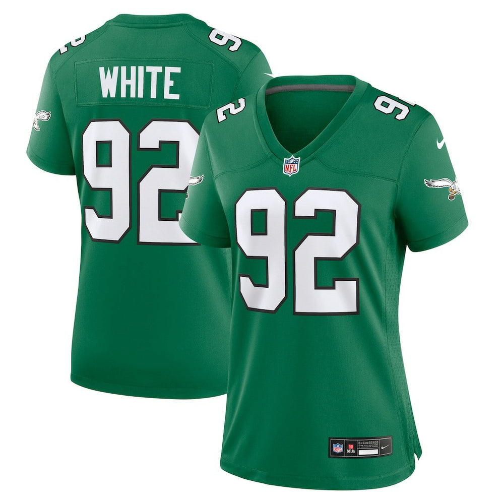NFL Reggie White Philadelphia Eagles Women's Alternate Game Jersey - Kelly Green