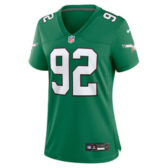 NFL Reggie White Philadelphia Eagles Women's Alternate Game Jersey - Kelly Green