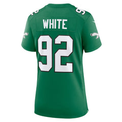 NFL Reggie White Philadelphia Eagles Women's Alternate Game Jersey - Kelly Green