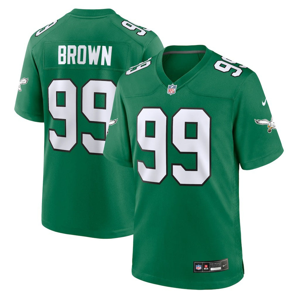 NFL Jerome Brown Philadelphia Eagles Retired Player Alternate Game Jersey - Kelly Green