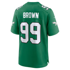 NFL Jerome Brown Philadelphia Eagles Retired Player Alternate Game Jersey - Kelly Green