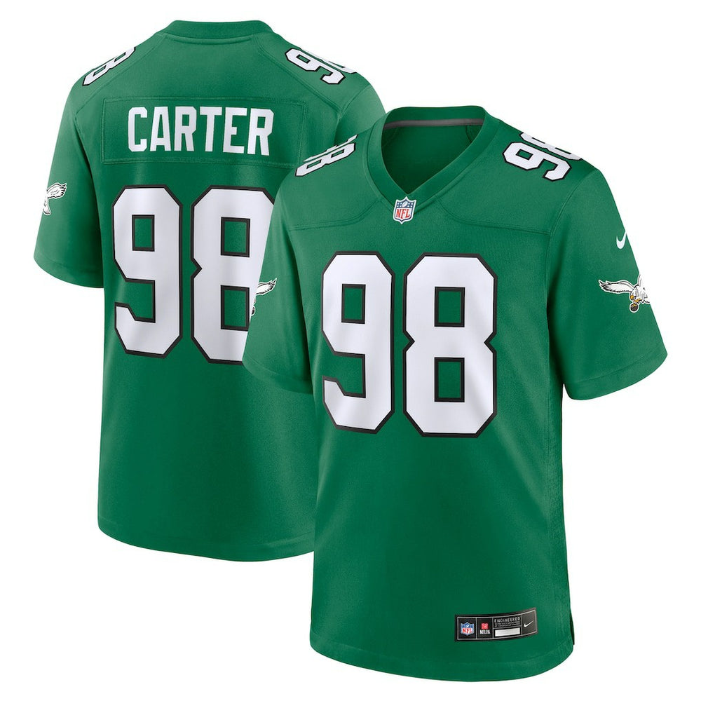 NFL Jalen Carter Philadelphia Eagles Alternate Game Jersey - Kelly Green