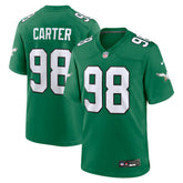 Jalen Carter Philadelphia Eagles Alternate Game Jersey Kelly Green