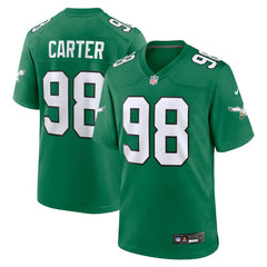 NFL Jalen Carter Philadelphia Eagles Alternate Game Jersey - Kelly Green