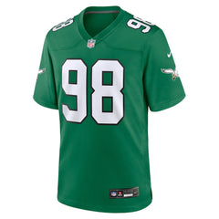 NFL Jalen Carter Philadelphia Eagles Alternate Game Jersey - Kelly Green