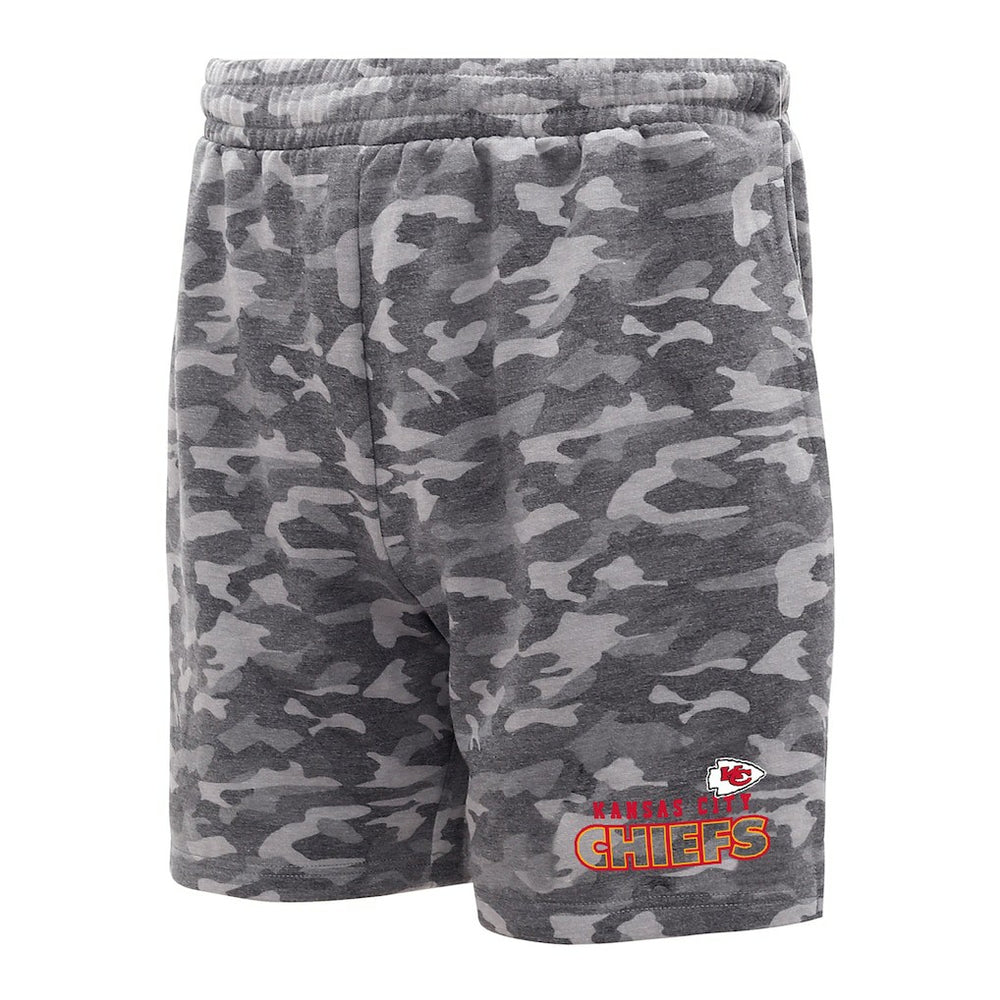 Kansas City Chiefs Concepts Sport Biscayne Camo Shorts Charcoal