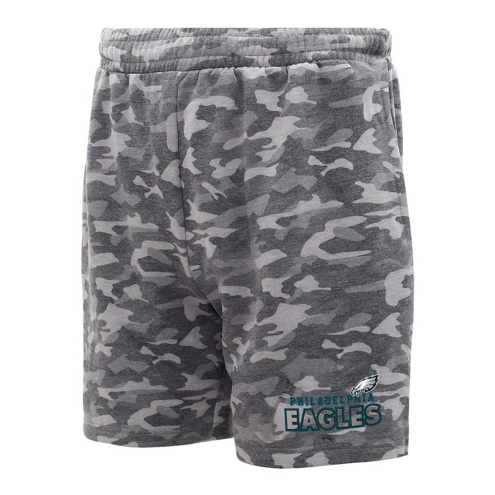 Philadelphia Eagles Concepts Sport Biscayne Camo Shorts Charcoal