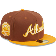 Atlanta Braves New Era Tiramisu 59FIFTY Fitted Hat - Brown Hats