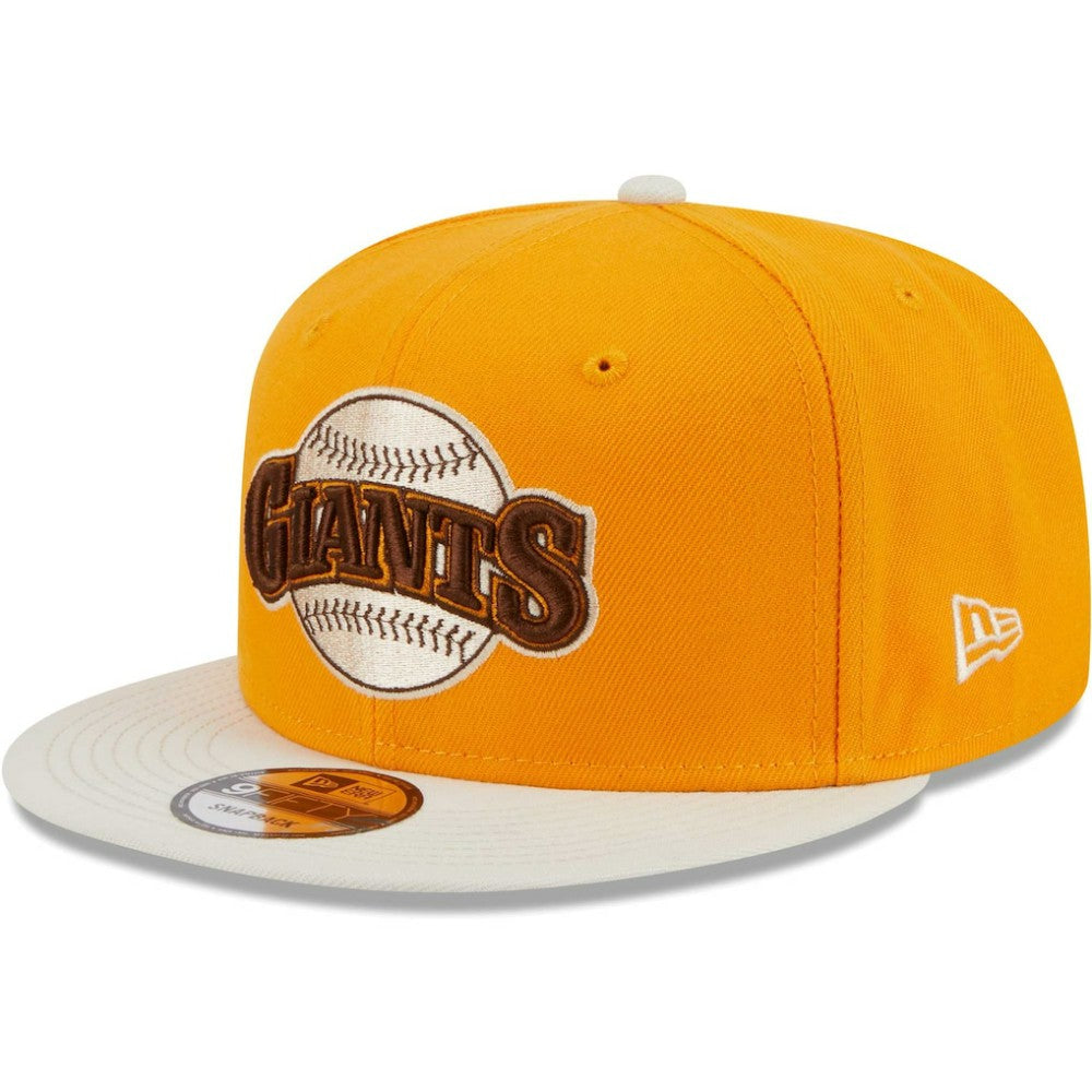 San Francisco Giants New Era Tiramisu 9FIFTY Snapback Hat - Gold Hats