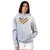 NHL Boston Bruins G-III 4Her by Carl Banks Women's Heart Pullover Hoodie - Heather Gray