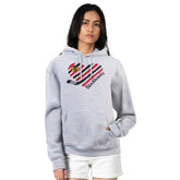NHL Chicago Blackhawks G-III 4Her by Carl Banks Women's Heart Pullover Hoodie - Heather Gray