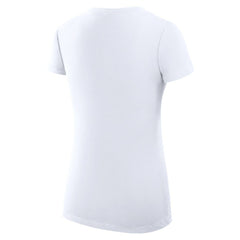 NHL New Jersey Devils G-III 4Her by Carl Banks Women's Super-Slim Fit Lightweight Heart V-Neck T-Shirt - White