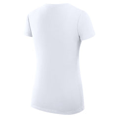 Houston Astros G-III 4Her by Carl Banks Women's Super-Slim Fit Lightweight Filigree Team V-Neck T-Shirt - White T-shirts
