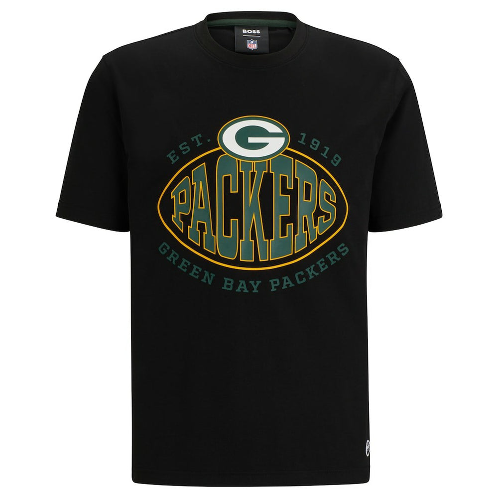 Green Bay Packers BOSS X NFL Trap T-Shirt Black