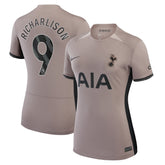 Richarlison Tottenham Hotspur Women's 2023/24 Third Stadium Replica Player Jersey – Tan sale