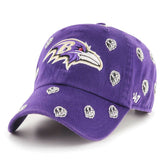 Baltimore Ravens '47 Confetti Clean Up Adjustable Hat Purple