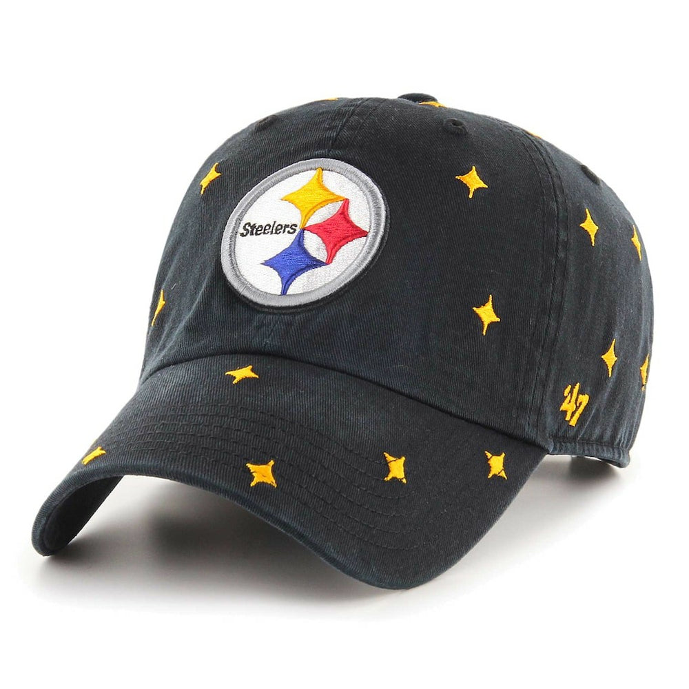 Pittsburgh Steelers '47 Confetti Clean Up Adjustable Hat Black