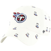 Tennessee Titans '47 Confetti Clean Up Adjustable Hat White