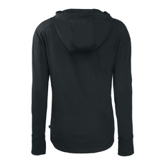 Cincinnati Reds Cutter & Buck Women's Daybreak Eco Recycled Full-Zip Hoodie - Black Hoodies