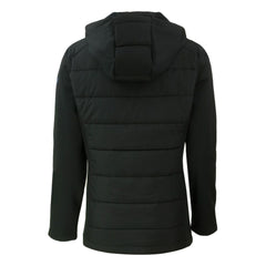 Colorado Rockies Cutter & Buck Women's Evoke Hybrid Eco Softshell Recycled Full-Zip Hoodie Jacket - Black Jackets
