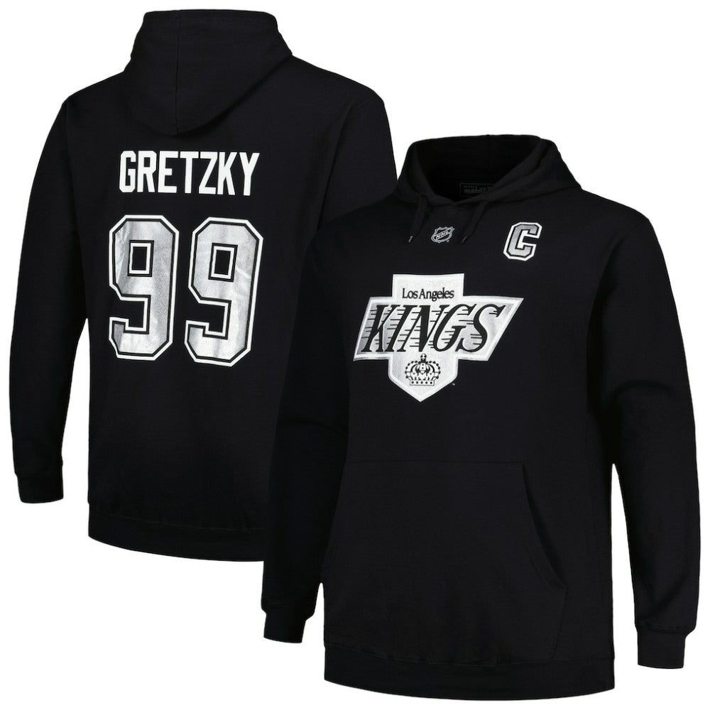 NHL Wayne Gretzky Los Angeles Kings Mitchell & Ness Name & Number Pullover Hoodie - Black