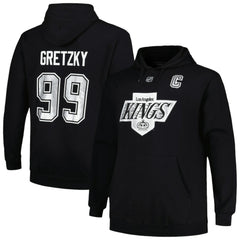 NHL Wayne Gretzky Los Angeles Kings Mitchell & Ness Name & Number Pullover Hoodie - Black