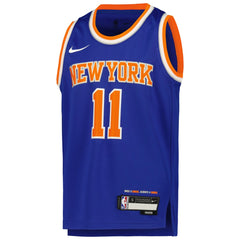 NBA Jalen Brunson New York Knicks Youth Swingman Jersey - Icon Edition - Blue
