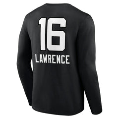 Trevor Lawrence Jacksonville Jaguars Team Wordmark Long Sleeve T-Shirt Black