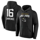 Trevor Lawrence Jacksonville Jaguars Team Wordmark Pullover Hoodie Black