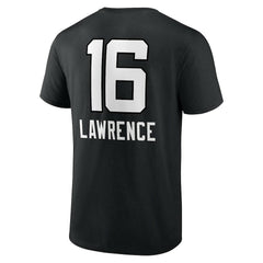 Trevor Lawrence Jacksonville Jaguars Team Wordmark Name & Number T-Shirt Black
