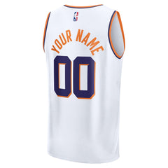 NBA Phoenix Suns Fast Break Custom Jersey - Association Edition - White