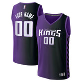 NBA Sacramento Kings Youth Fast Break Custom Replica Jersey - Purple - Statement Edition