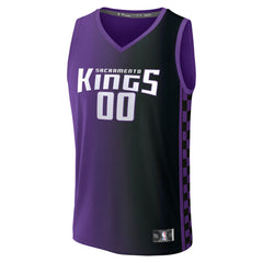 NBA Sacramento Kings Youth Fast Break Custom Replica Jersey - Purple - Statement Edition