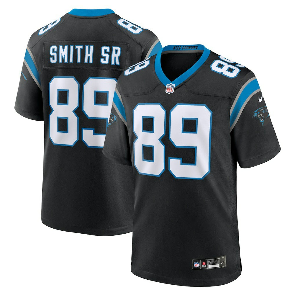 NFL Steve Smith Sr. Carolina Panthers Retired Player Game Jersey - Black