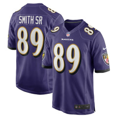 Steve Smith Sr. Baltimore Ravens Retired Player Game Jersey Purple