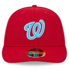 Washington Nationals New Era 2024 Father's Day Low Profile 59FIFTY Fitted Hat - Red Hats