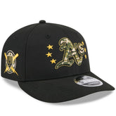 Athletics New Era 2024 Armed Forces Day Low Profile 9FIFTY Snapback Hat - Black Hats
