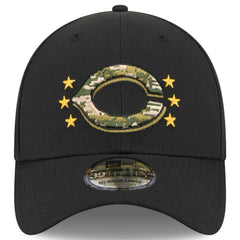 Cincinnati Reds New Era 2024 Armed Forces Day 39THIRTY Flex Hat - Black Hats