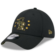 Colorado Rockies New Era 2024 Armed Forces Day 39THIRTY Flex Hat - Black Hats