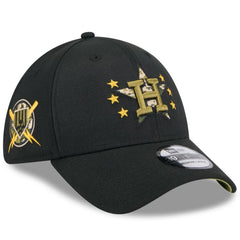 Houston Astros New Era 2024 Armed Forces Day 39THIRTY Flex Hat - Black Hats